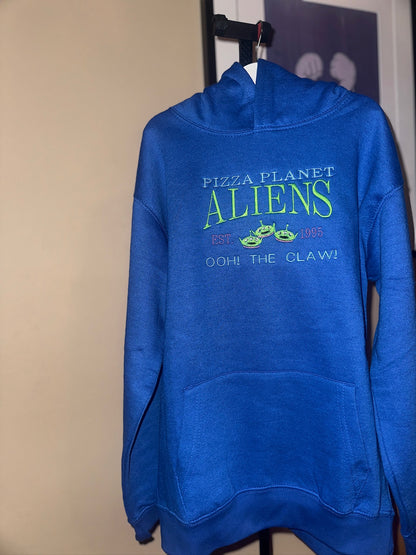 Pizza Planet Aliens Hoodie