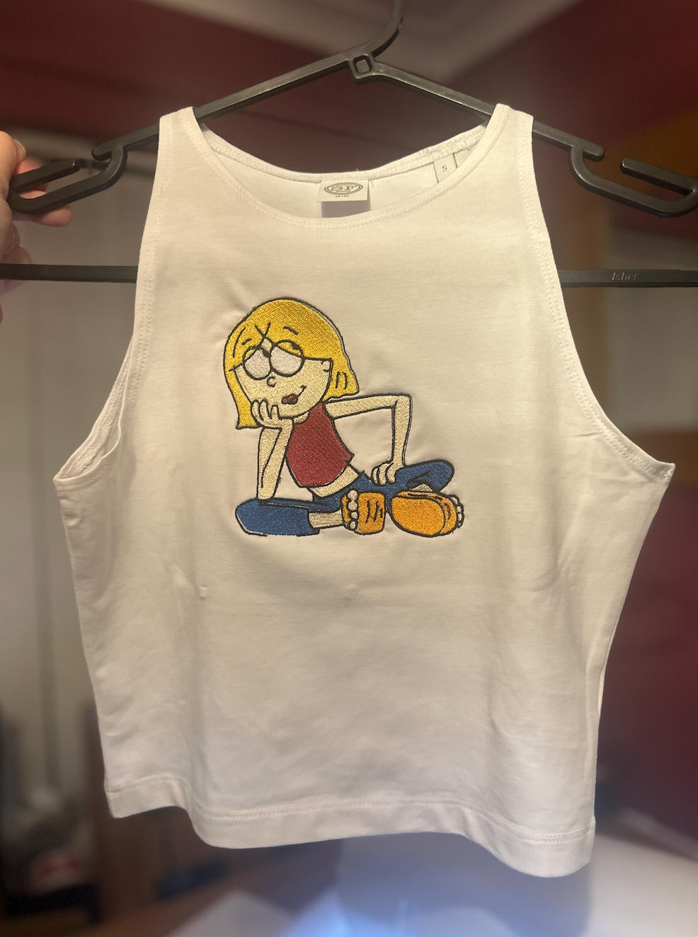 Lizzie McGuire Cropped Racer Top